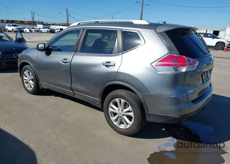 2016 Nissan Rogue Sv z USA, uszkodzony, nr VIN KNMAT2MT1GP642689
